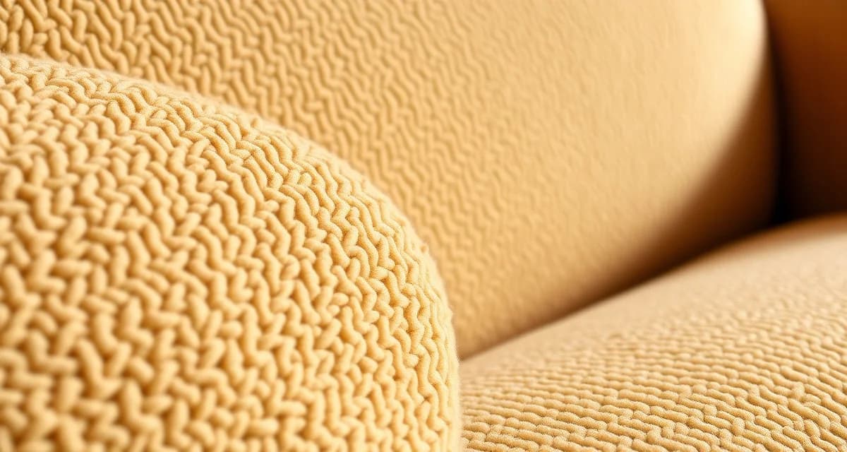 Professional chenille fabric seam detail Close-up of chenille upholstery fabric showing pile direction and seam construction techniques for preventing pile compression