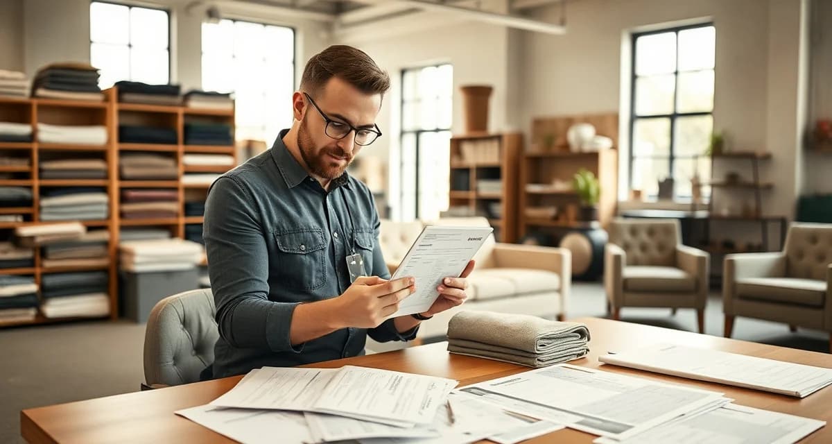 Commercial upholstery project pricing methodology Upholstery shop manager comparing commercial upholstery quotes and pricing strategies for large contract projects