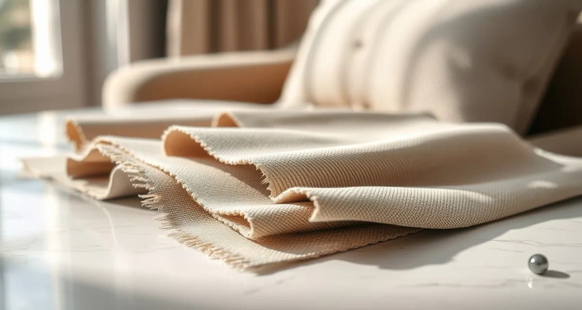 Durable fabric selection for high-traffic seating Premium upholstery fabric swatches displaying various high-traffic weave structures and fiber types for commercial and residential applications