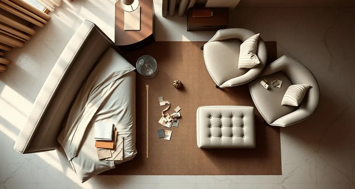 Calculate fabric yardage for hotel room reupholstery Hotel room furniture fabric yardage reference showing headboard, accent chair, and ottoman with measurements for upholstery projects