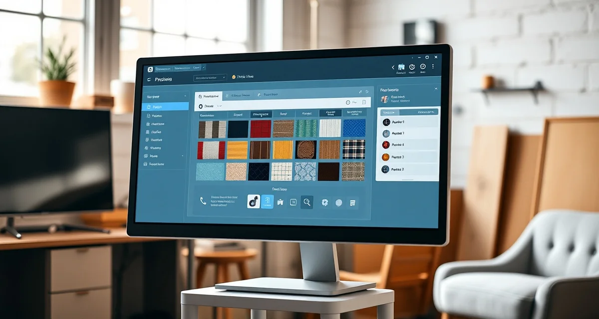 Jobber software interface for upholstery business management Jobber upholstery shop management software dashboard showing job scheduling and project tracking features for furniture shops
