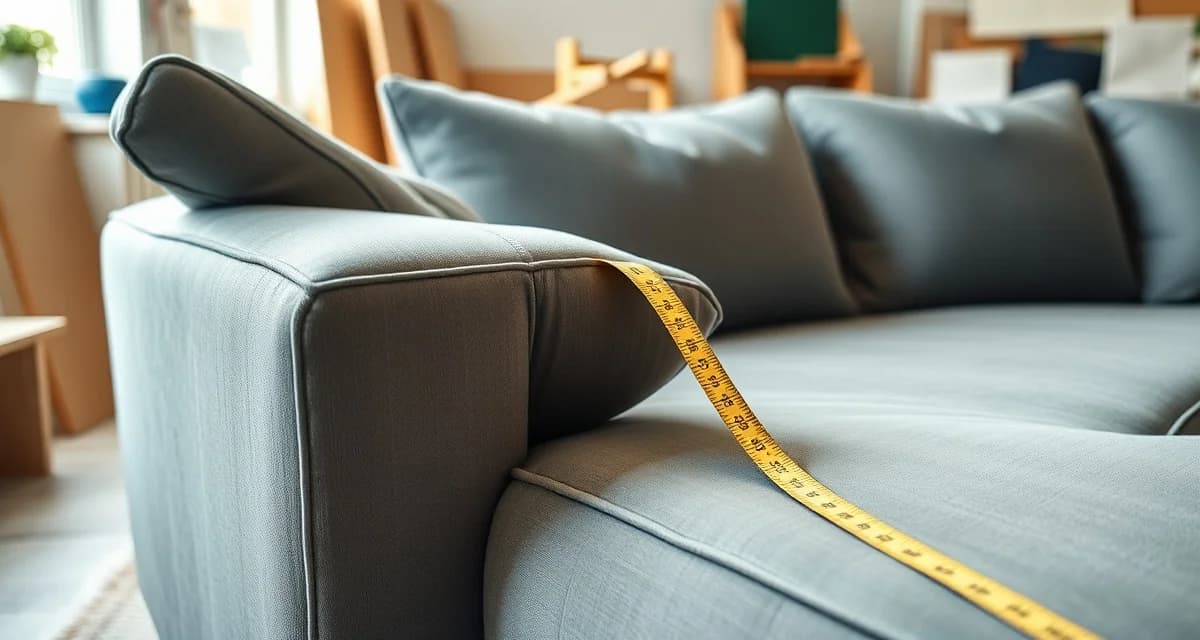 How to measure sectional yardage by component Sectional sofa component measurement showing proper yardage calculation technique for upholstery reupholstery projects.