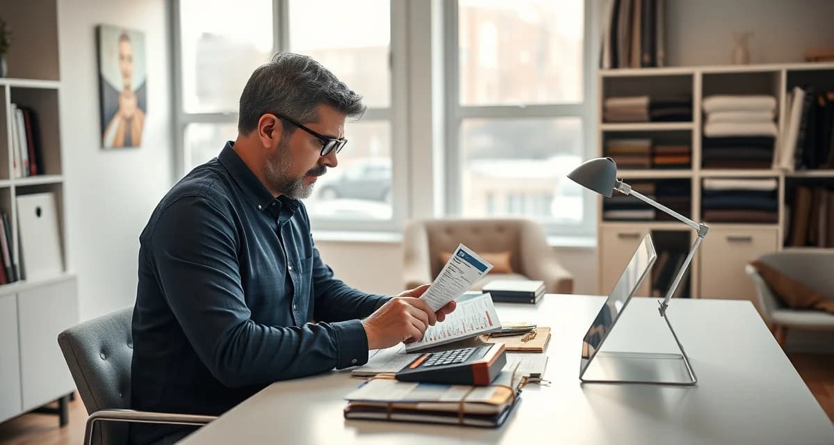 Pricing strategy for upholstery businesses Upholstery shop owner analyzing pricing rates and labor costs to maximize profitability and job margins