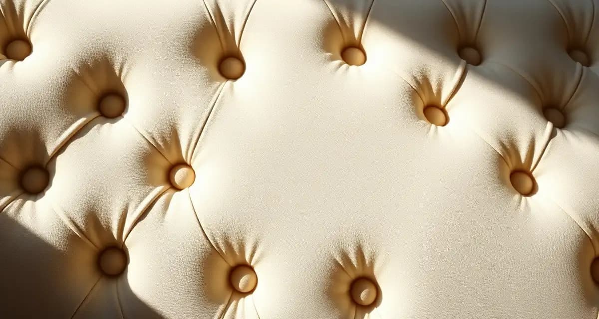 Tufted fabric yardage estimation guide Diamond tufted upholstery sofa showing button placement and fabric pull waste for accurate yardage calculations