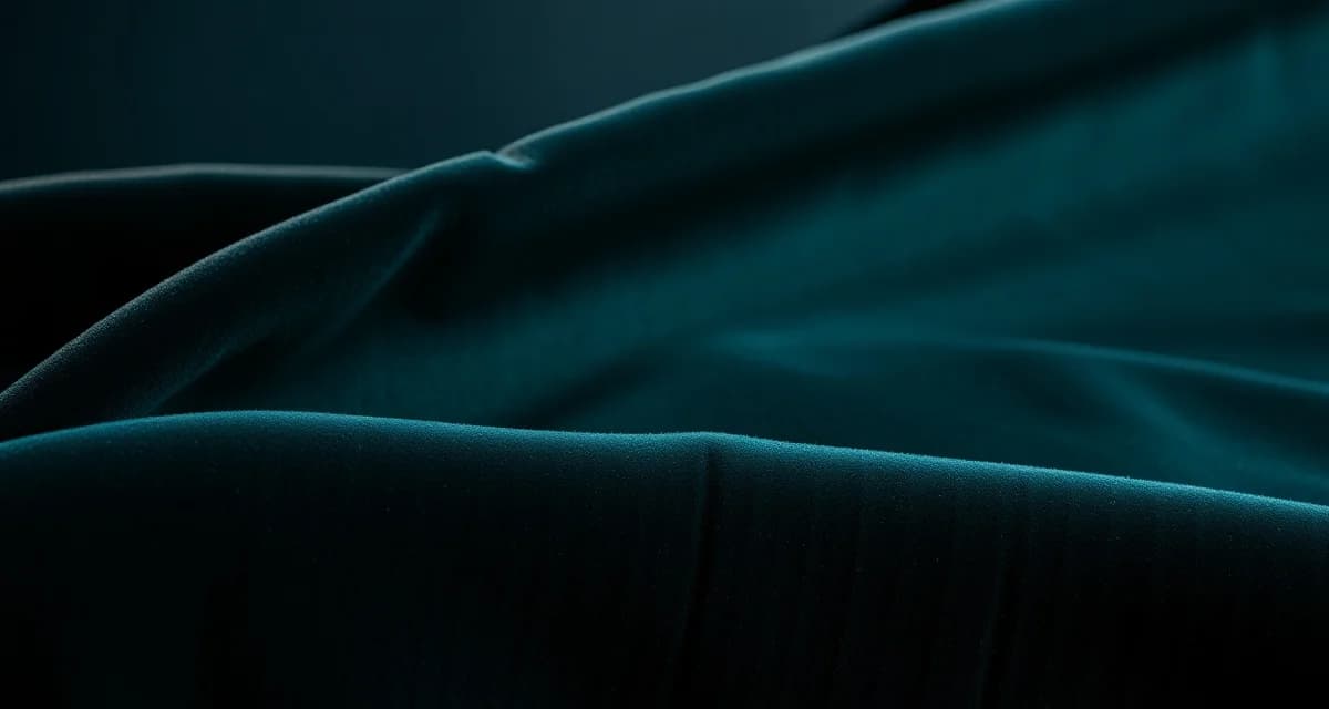 Velvet nap direction and pile texture in upholstery work Close-up of velvet upholstery fabric showing pile nap direction and cut texture for proper upholstery cutting technique.